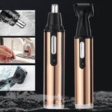 2in1 Electric Nose Hair Trimmer USB Charging Pofessional Hair Trimmer For Men Eyebrow Ear Facial Hair Removal Razor Beard
