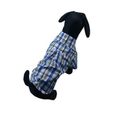 2021 new Dog clothes pet for small dogs Clothing cats french bulldog Hawaiian shirts alive Beach T-shirt Plaid with collar cute