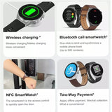 Smart Watch DT3 Pro Max Men Smartwatch BT Call NFC AI Voice Assistant Wirelss Charing Sports Fitness Bracelet Wristwatch