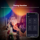 Tuya Smart WiFi Sunset Light Creative RGB Projection Light Background Projection Atmosphere Light Support Alexa Google Home