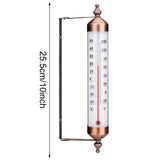 Outdoor Thermometer Wall Thermometer With Bronze Design Stylish Garden Thermometer Suitable For Garage Garden Wall Greenhouse
