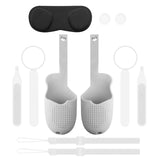 5in1 Knuckle Strap+Grip Cover+Hand Strap+VR Lens Dust cover+Thumb Button Cap for Oculus Quest 2 VR Controller Accessories
