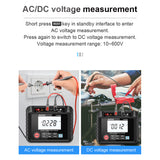 Insulation Resistance Tester Digital Meter Resistance Voltage Polarization Index DAR Measuring Meter LCD Display with Backlight