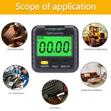 Inclinometer Digital Level Box Mini Magnetic Gauge Angle Meter Finder Protractor Base Small Electronic Protractor Measuring Tool