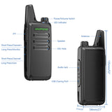2 PCS Baofeng Professional BF-T20 Walkie Talkie 16 Channels UHF 400-470MHZ Support USB Charging For BF-C9 BF-888S Two Way Radio