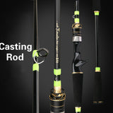 1.8M 2.1M lure  Rod ML Power Spinning Casting Olta Carbon Fiber Distance Throwing Pole Lure Weight 4-10g Fishing Tackle