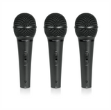 BEHRINGER XM1800S 3 Dynamic Cardioid Vocal and Instrument Microphones for excellent studio and live performance