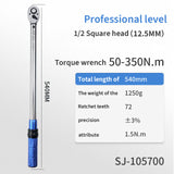 1/4 3/8 1/2 Square Drive Torque Wrench Drive Two Way To Accurately Mechanism Wrench Hand Tool Spanner Torque Meter Preset Ratche