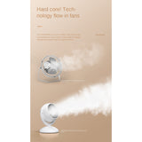 Desktop Fan USB Rechargeable Mini Fan 4 Speed Adjustable Fan Portable Cooling Fan Handheld Fans For Home Office