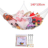All New Mesh Net Toy Hammock Corner Stuffed Animals Kids Baby Hanging Storage Organizer