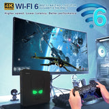 Kinhank™ Retro Super Console X King Amlogic S922X Android TV Box Emuelec 3 In 1 Videa Game Console For PS1/PSP/N64 Wifi 6 Player