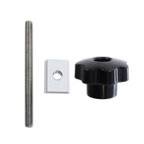 Handle T-slot Slider Miter T-track Jig Screw Fixture Table Saw Router Chute Rail Special Accessories Woodworking Tool Set 51BD