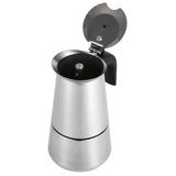 500W Electric Heater Stove Hot Cooker Plate Milk Water Coffee Eu Plug &amp; Stainless Steel Moka Latte Espresso Coffee Maker