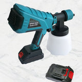 1000MLCordless Electric Spray Gun Flow Control Household Airbrush Paint Sprayer Power Disinfection For Makita Battery
