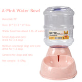 Pet Supplies 3.8L Large Capacity Pet Dog Cat Automatic Feeder Detachable Bowl Water Dispenser Food Feeding Device For Cat Dog