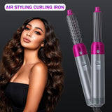 Electric Hair Dryer Blow Dryer Comb Rotating Hot Air Brush 5 In 1 Hairdryer Hair Blower Brush Hair Curler Curling Iron Styler