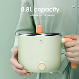 220V Electric Cooker 1-3 Persons Household Multi Functions Cooking Pot Desktop Mini Hot Pot Electric Skillet