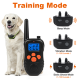 Dog Training Collars 300M Remote Electronic shock With LCD Screen Display Rechargeable 100 Levels Pet Dog Collars accessories