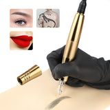 Double Use Permanent Makeup Machine RCA Tattoo Machine Rotary Tattoo  Pen With 2 Heads Dual Type Gift Cartridge Needles