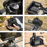 For Panasonic Lumix GH5 /GH5S Camera Cage with Cold Shoe Mount Side Grip Top Handle for Monitor Holder Flash Light DIY Options
