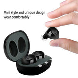 Mini Ear Hearing Aids USB Rechargeable Apparatus In Ear Invisible Hearing Aid Assistant Adjustable Tone Sound Amplifier For Deaf