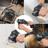 21V Brushless Angle Grinder Tool Cordless Polishing Cutting Machine 100mm Variable Speed Electric Heavy Duty Metal Cutter