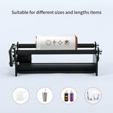 Laser Engraving Rotary Roller for Cylindrical Objects w/ 360 ° Rotating Engraving Axis 5 Angle Adjustments Diameter 18-120mm