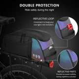 Waterproof Bike Rear Rack Bag Cycling Rear Rack Should Bag Large Capacity Foldable Tail Rear Bag Cycling MTB Trunk Pannier