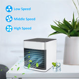 Mini Portable Air Conditioning Cooling Fan Air Cooler Fan Office Home Desktop Use Usb Air Conditioner Humidifier Purifier Fan