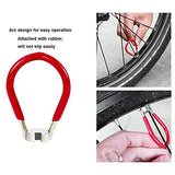 Dropship-6 Pcs Bike Spoke Wrench Kit, Bicycle Spoke Tool Bike Tyre Lever Valve Remover Forged Steel, Bike Wheel Spokes Key
