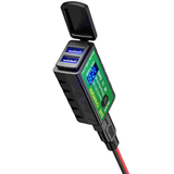 1pc Practical Nice 4.8A Motorcycle USB Charger Modified Part Mobile Phone Charger