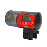 Digital Aquarium Automatic Fish Feeder Fish Tank Timer Feeder 4 Groups Time Settings Electric Adjustable Fish Food Dispenser