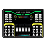 27RA Dual Mobile Phone Live Broadcast External Sound Card Cellphone Webcast Personal Entertainment Voice Changer