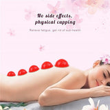 12Pcs Strong Suction Vacuum Silicone Cupping Body Massage Anti Cellulite Pain Relief Relaxation Chinese Medical Health Care Tool
