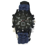 Outdoor Multifunction Rope EDC Safety Equipment Tools Bracelet Camping Tactical Survival Watch