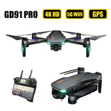 GD91 Pro Camera Drone 4K HD 5G Wifi Gimbal Profesional Quadcopter Brushless Motor Dron-RC Toy Airplane Foldable