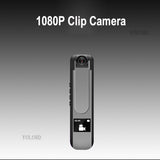 Motion Detection Mini Secret Digital Audio Voice Video Recorder Back Clip HD 1080P Camera Body Camcorder With Display Screen