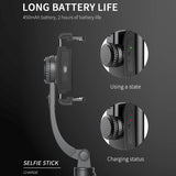 Roreta Handheld Gimbal Stabilizer Bluetooth Selfie Monopod Holder For Smartphone Phone Video Record Live