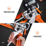 1Pc Household Glue Dispenser Integrated Glue Shooter Rotary Glue Shooter Orange