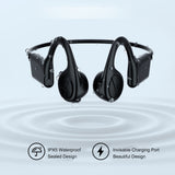 Bone Conduction Headphones Wireless BT5.0 Earphone Outdoor Sports Headset Waterproof Sweatproof Hands-free