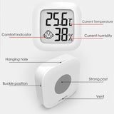 Digital Thermometer 2 Lcd Screen Hydrometer Wireless Smart Humidity Temperature Sensor Baby Thermometer Indoor Home Decor