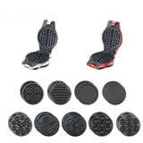 220V Household Electric Waffle Machine Non-stick Sandwich Pancake Maker Donut Cake Baker Octopus Ball Maker With 9 Plates