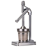 Manual Juicer with Lever, Fruit Press for Oranges, Citrus, Lemon Squeezer Stainless Steel Fruit Juicer Handheld
