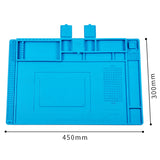 Silicone Repair Heat Insulation Pad, Hardware Tools Place Silicone Pad, Precision Equipment Repair Workbench