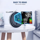 3 in 1 Lightweight Carbon Dioxide Detector Air Quality Monitor Temperature Humidity Air Analyzer for CO2 Digital CO2 Meter Home
