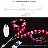 5PIN LED Strip Connector Kit - 10mm 5050 RGBW LED Connector Kit Include 9.8FT Extension Cable, Strip to Strip Jumper