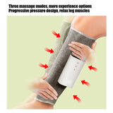 3 Massage Modes Wireless Compression Leg Massager Muscle Pain Varicosity Relief Calf Massage Machine 2 Temperature Modes