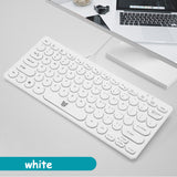 Slim Wired Keyboard Protable Mini Ergonomic Keyboard with Multimedia Keys For Notebook Laptop Mac Desktop PC Computer All-in-one