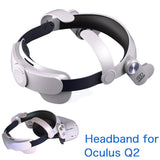 Head Strap Comfortable Adjustable Decompression Headband Accessories Compatible For Oculus Quest2 Vr Headset