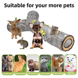 2022 New  Collapsible Tunnel Tube Pet Toys 59" Length Cat Play Tunnel Large Durable Hideaway for Ferret Rat Sugar Glider Rabbit